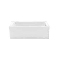 Many material & style options. Maax Nomad Corner By Maax 30 In W X 59 88 In L White Acrylic Rectangular Right Hand Drain Alcove Bathtub Reno Depot