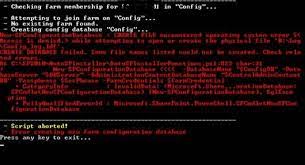 New Spconfigurationdatabase System Error 5 Access Is Denied Mikko Koskinen