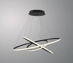 Purchase led ring light ceiling in bulk amounts to use when building public roads and keeping them separate from nearby sidewalks. Led 3 Rings Pendant Light Pendant Lamp With 3 Rings Led Rings Hanging Light Supplier