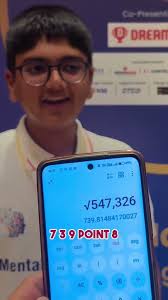 Human Calculator Aaryan Shukla at News18 Rising Bharat Summit 2025 with  IndoGenius