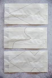 Butterbrotpapier Sterne Papiersterne Papier Butterbrotpapier