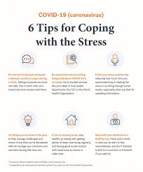 What you need to know about coronavirus. Covid 19 Coronavirus 6 Tips For Coping With The Stress Infographic Mission Health Blog