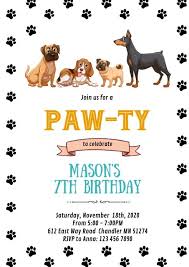 We promise expert, compassionate care every step of the way. Dog Pet Birthday Party Invitation Pet Adoption Dog Birthday Invitations Pets