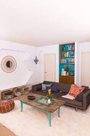 Bohemian Cat Friendly Living Room Makeover Living Room Makeover Small Apartment Living Room Living Room Decor Apartment