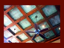 Metal Effects Coffered Ceiling Modern Masters Interior Design Paint