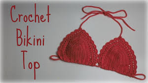 Crochet bralette pattern by cozy creative crochets. Crochet Bikini Top Adjustable Cups Easy Tutorial Youtube