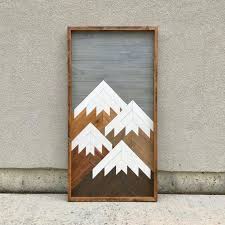 Vertical Mountain Wood Wall Art 32x22 Etsy Mountain Wood Wall Art Mountain Wood Art Wood Wall Art