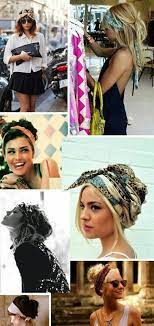 Scarves Hairs Boho Chic Fashion And Style Scarf Hairstyles Hair Styles Hair