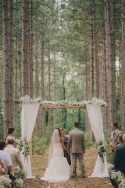 Burlap And Bells Wedding Arches Outdoors Tree Wedding Ceremony Vintage Wedding Arches