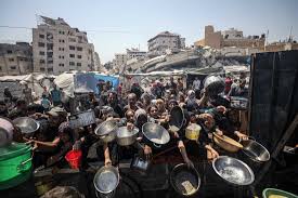 What does it take for a famine to be declared in Gaza? : Goats and Soda :  NPR