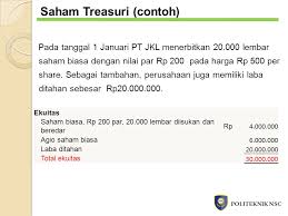 Jumlah saldo pada neraca tidak sama dengan jumlah saldo laba pada laporan saldo laba. Contoh Soal Dan Jawaban Tentang Pencatatan Penerbitan Saham