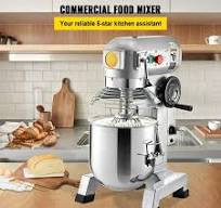 KFFKFF Commercial Stand Mixer, 30Qt Stainless Steel Bowl, 1500W Heavy Duty  Electric Food Mixer with 3 Speeds Adjustable 108/199/382 RPM, Dough Hook ...