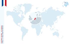 Netherlands round flag in the map pin. Vektor Von World Map With Magnifying On Id 58791693 Lizenzfreie Bild Stocklib