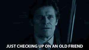 Just Checking Up On An Old Friend Checking Out GIF