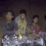 First four boys safely Thai
