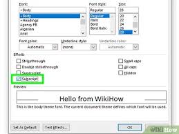 You can simply do it by using the following shortcuts. 6 Simple Ways To Type Subscript Wikihow
