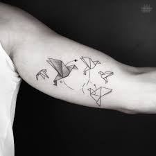 Black And White Turkey Tattoo Amazing Geometric Tattoos By Turkish Artist Okan Uckun Geometric Shape Tattoo Shape Tattoo Black And Grey Tattoos
