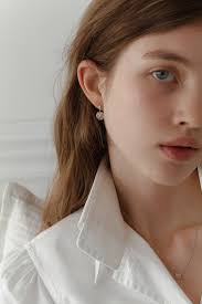 3차 리오더] Deep Rose Hook Earring