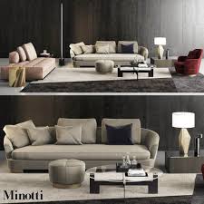 Minotti Grand Jacques Sofa Set 3d Model For Download Cgsouq Com Diy White Furniture Patio Furniture Redo Retro Furniture