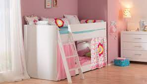 Letto a castello vente unique i tuoi bambini condividono la cameretta il letto a castello è un ottima soluzione per aver abbastanza spazio per giocare la versione con l armadio o s parti integrati é. Letto A Castello Basso Per Bambini Bianco Singolo O Piazza E Mezza Spaziojunior Store