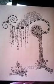 Love The Way Linda Incorporates The Zenspirations Dangles Into Her Design Unfinished Trying Out The Dangl Tangle Art Zentangle Patterns Zentangle Drawings