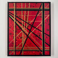 I think Mr. Edward Van Halen would like this one, so I named it Eddie. 8” x  10” acrylic