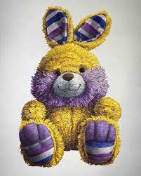 Realistic Paintings Of Stuffed Animals Realistic Paintings Oil Painting Texture Animal Paintings