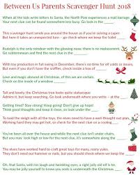 Some of the clues are hard, or should i say harder, but they won't take super long to figure out. 70 Printable Christmas Scavenger Hunt Clues Between Us Parents Christmas Scavenger Hunt Scavenger Hunt Clues Scavenger Hunt Riddles