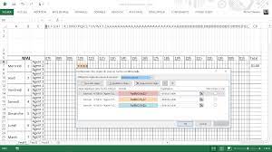 Feuille de calcul excel planning horaire. Creer Un Planning Avec Calcul Des Heures