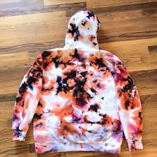 Black And Orange Tie Dye Sweatshirt Tie Dye Hoodie Orange Black Sweatshirt Koi Street Fashion Etsy In 2020 Tie Dye Hoodie Tie Dye Tie Dye Outfits