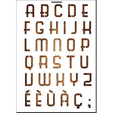 Chronopost express en 24h/48h pour les urgences, lettre suivie, colissimo poste, point relais ou bureau de poste en fonction de votre choix. Pochoir A4 Plastique Mylar Alphabet Lettre Science 35 Mm