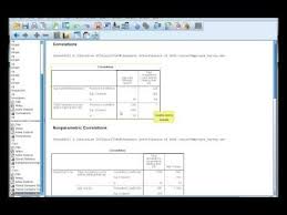 Interpret Spss Output For Correlations Pearson S R Youtube Pearson Tutorial Youtube