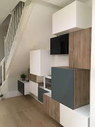 Nous proposons différents types de meuble tv suspendu (combinaisons et banc) découvrez le système de meuble pour wc suspendu meubleo de la marque siamp. Les Rangements Pratiques Et Decoratifs De Steve Et Margaux Relooker Salle A Manger Meuble Salle A Manger Maison Intergeneration