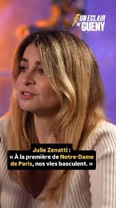 « À la première de Notre-Dame de Paris, nos vies ont basculé. »🎭✨, Dans ce  nouvel épisode d’Un Éclair de Guény, Julie Zenatti revient sur ce moment  décisif, les coulisses de la comédie musicale culte… ...