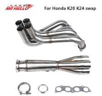 Stainless Exhaust Manifold Header For K Swap header 3 ...