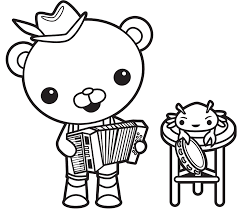 The cuttlefish, also called cuttles, is a marine. Tunip Octonauts Coloring Page Free Printable Coloring Pages For Kids