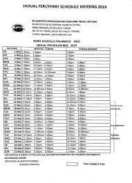 Kalau sebelum ini feri pulau pinang hanya mengangkut kenderaan di sebelah bawah sahaja. Cintai Tioman Ferry Schedule For March 2019 Jadual Feri Facebook