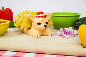 I had two (2) chicken tacos, two (2) fish tacos (one fried, one grilled), a side of rice for a grand total of just $15.09 with a $1 in the tip jar. Pacotaco Chihuahua Taco Holder With Festive Sombrero The Original Fun Decorative Taco Holder Restaurant Quality Hand Made Ceramic 3 Tacos Adorable Novelty Dishwasher Safe Buy Online In