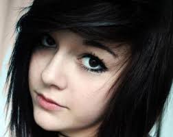 White emo hair with side swept bangs. 43 Impressive Emo Hairstyles For Girls Checopie