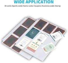 Get it as soon as mon, aug 23. Buy 9 Pocket Page Protector 540 Pockets Premium Double Side Trading Card Sleeves Pages For 3 Ring Binder Standard Size Card Sheets Protectors Fit For Sport Cards Coupon Business Cards Pokemon