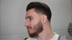 Some guys like to keep it long and spiked, while others change it up with a pompadour, slicked back, or quiff at the front. Slickback Taper Fade With Beard Tutorial Youtube