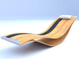 F150 all weather frp pool lounge chair material: Modern Wooden Pool Lounge Chair Designed By Pooz 3d