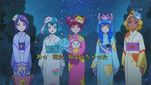 スタートゥインクルプリキュア かわいい浴衣回 ユニとひかる達の距離がまた一歩近づいた夏祭り 25話の感想 パパは多趣味でちょうどいい 夏祭り ブルーキャット かわいい
