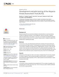 If you are experiencing hair loss in patches, please skip to part ii on page 3. Alopecia Areata Assessment Tool Alto Questionnaire Download Scientific Diagram