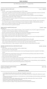 To write great resume for financial management specialist job, your resume must include: Financial Services Specialist Resume Sample Mintresume