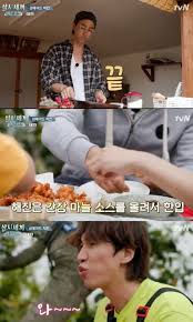 Despite the ongoing treatment, there were times when he felt that it was difficult to maintain his top. Lee Kwang Soo And Son Ho Jun Amusingly Compete To Be Cha Seung Won S Helper On Three Meals A Day Soompi