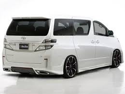 wald gives jdm toyota vellfire minivan the lexus look toyota alphard mini van toyota