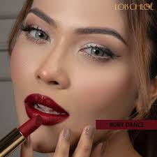Lois Chloe Ruby Dance Bullet Semi Matte Lipstick
