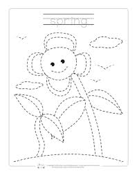 See more ideas about colouring pages, coloring pages, shopkins colouring pages. Spring Tracing Worksheets Itsybitsyfun Com