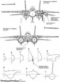 Grumman F 14a Tomcat Airplane Aircraft Design Model Airplanes